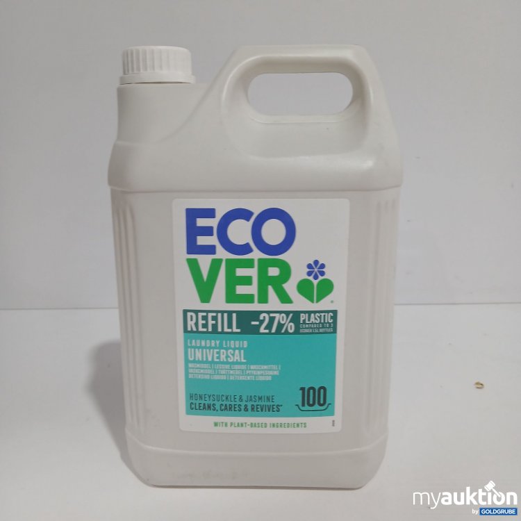 Artikel Nr. 820739 Artikel Nr. 820739: Ecover Refill -27% Plastic Laundry Liquid Universal 5L
