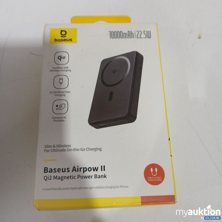 Artikel Nr. 878739: Baseus Airpow II Qi2 Magnetic Power Bank 