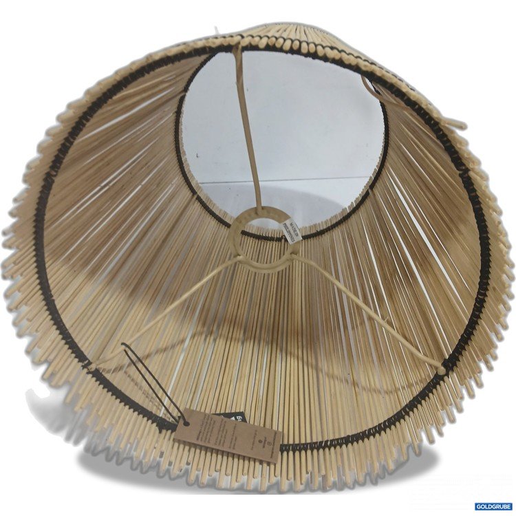 Artikel Nr. 922739: HK living Lampenkorb Schirm Bambus Höhe: 45cm 