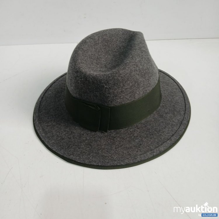 Artikel Nr. 961739: Handler Hut Grau mit grünem Band