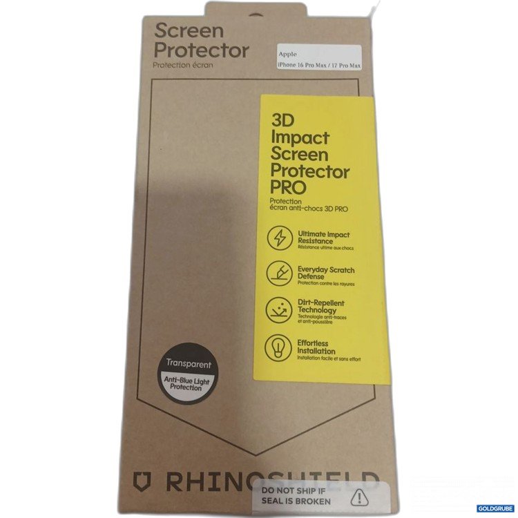 Artikel Nr. 993739: Rhinoshield 3D Impact Screen Protector iPhone 16 Pro Max / 17 Pro Max