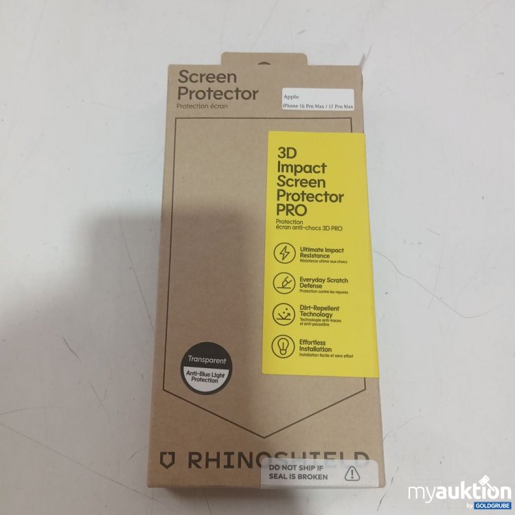 Artikel Nr. 993739: Rhinoshield 3D Impact Screen Protector iPhone 16 Pro Max / 17 Pro Max