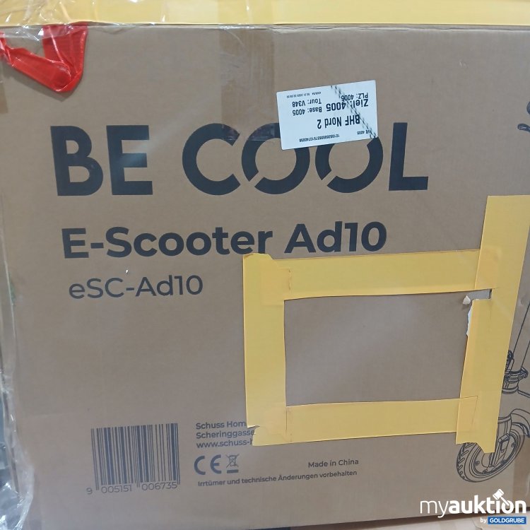 Artikel Nr. 361740 Artikel Nr. 361740: Be Cool E-Scooter Ad10 eSC-Ad10
