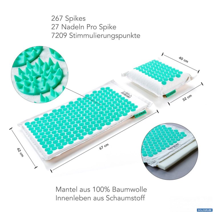 Artikel Nr. 377740 Artikel Nr. 377740: True Abundance Akupressurmatte