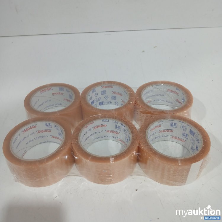 Artikel Nr. 445740 Artikel Nr. 445740: monta Paketband transparent 6Rollen