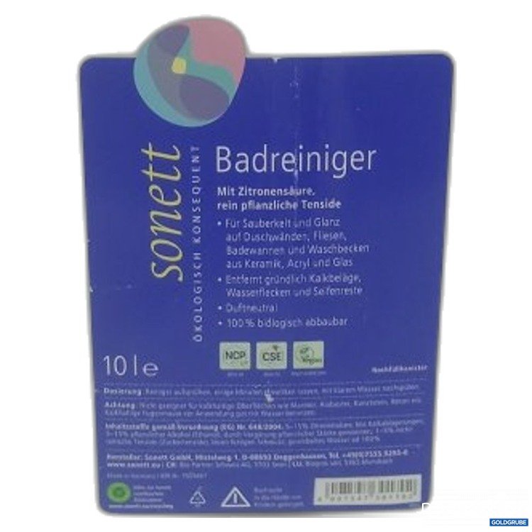 Artikel Nr. 465740: Sonett Badreiniger 10L