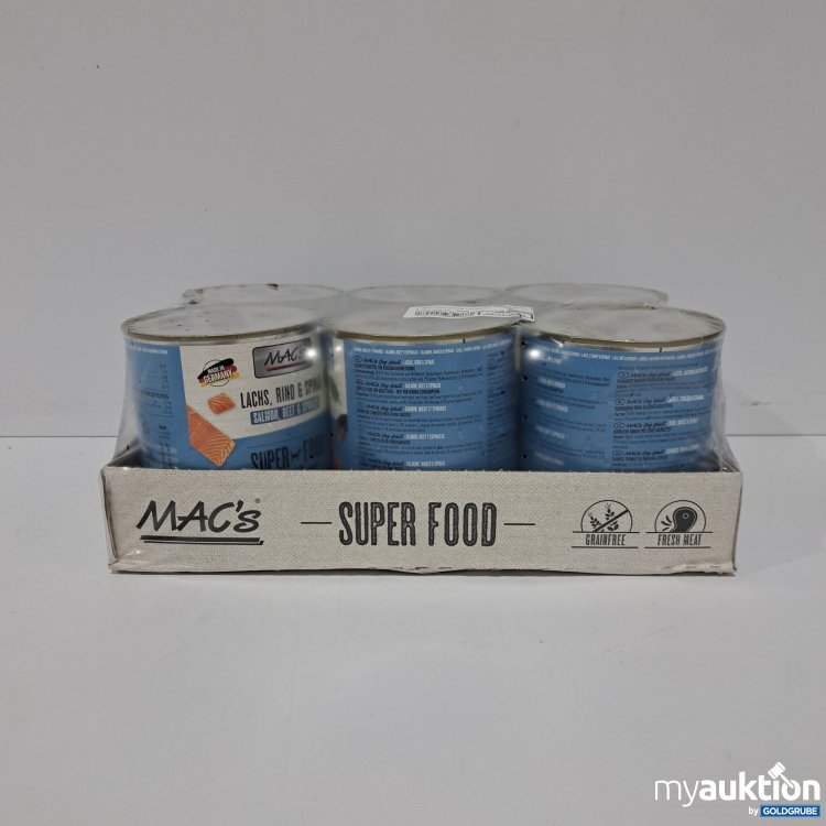 Artikel Nr. 808740 Artikel Nr. 808740: Mac's Hundefutter Lachs mit Spinat 6x800g