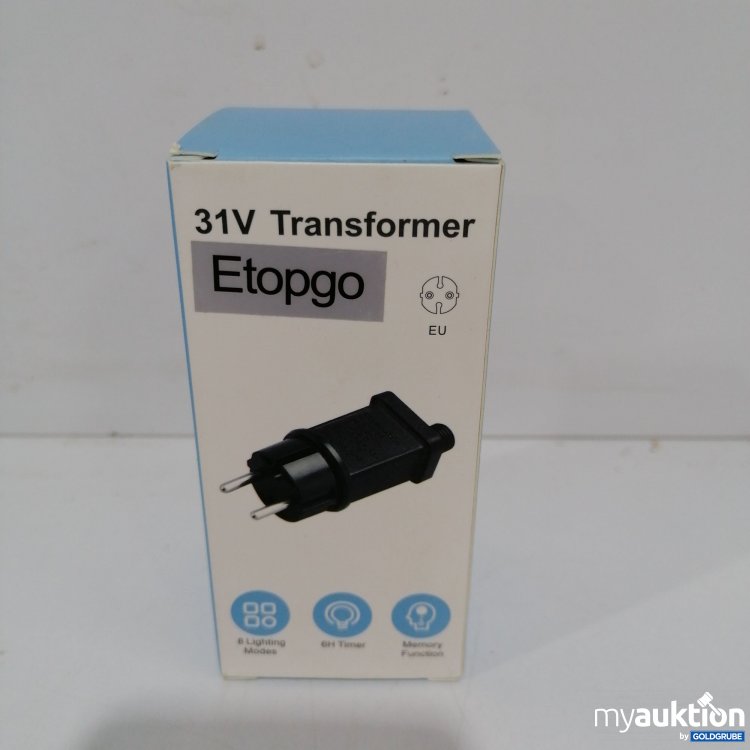 Artikel Nr. 847740 Artikel Nr. 847740: 31V Transformer Etopgo