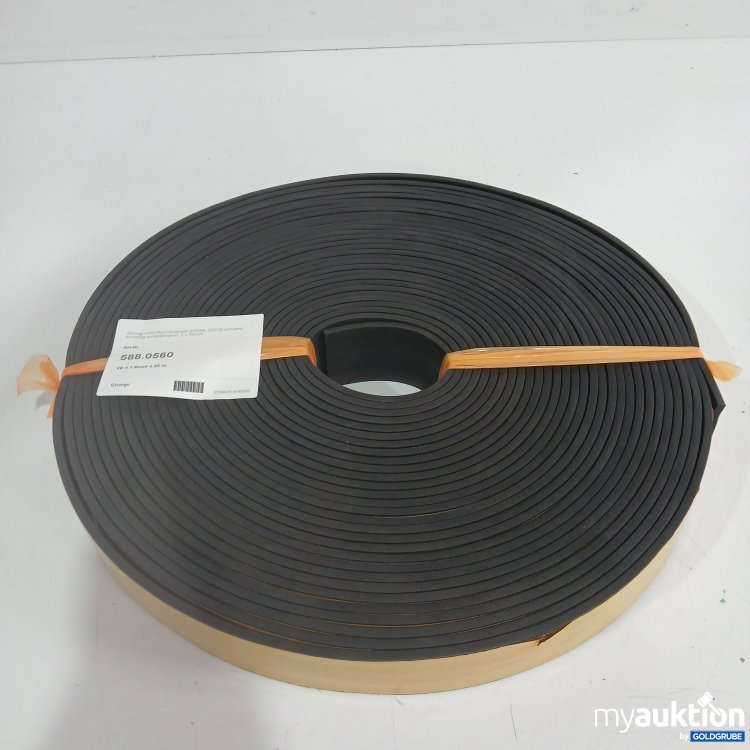 Artikel Nr. 867740 Artikel Nr. 867740: Moosgummi Rechteckprofil EP588 EPDM schwarz einseitig klebend 5x60mm 25m