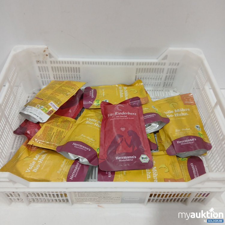 Artikel Nr. 876740 Artikel Nr. 876740: Herrmann's Hhundefutter diverse Sorten 13x 100g