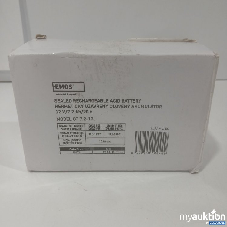 Artikel Nr. 911740 Artikel Nr. 911740: EMOS Sealed Rechargeable Acid Battery 12V