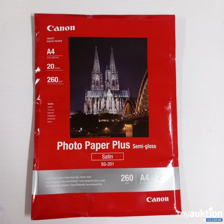 Artikel Nr. 920740 Artikel Nr. 920740: Canon Photo Paper Plus Semi-gloss A4 260g
