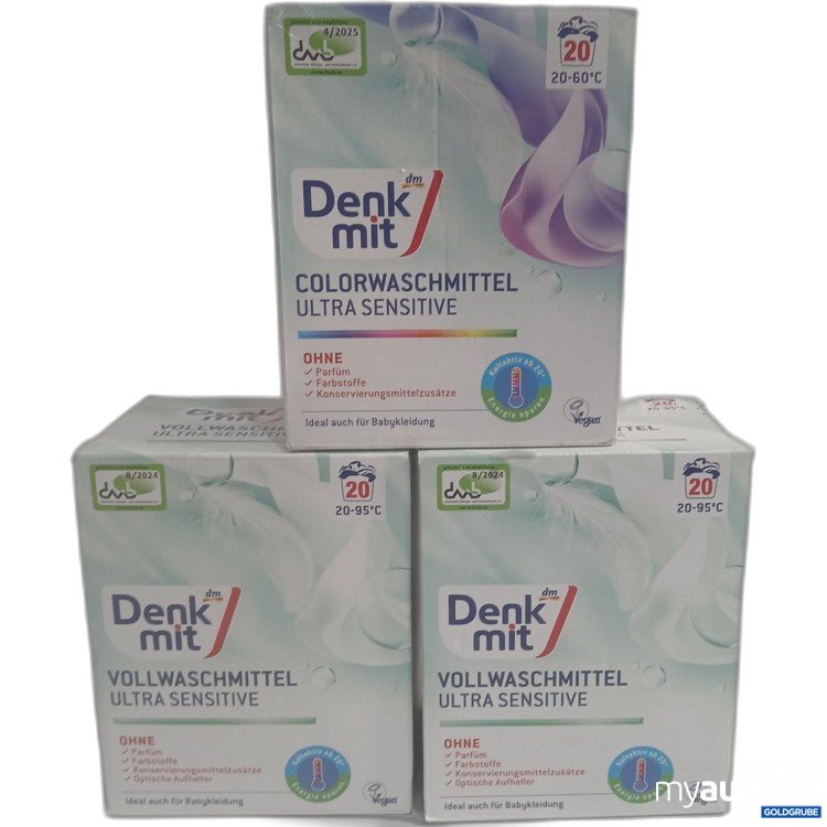 Artikel Nr. 952740: Denk mit Waschmittel 3x1,35kg 