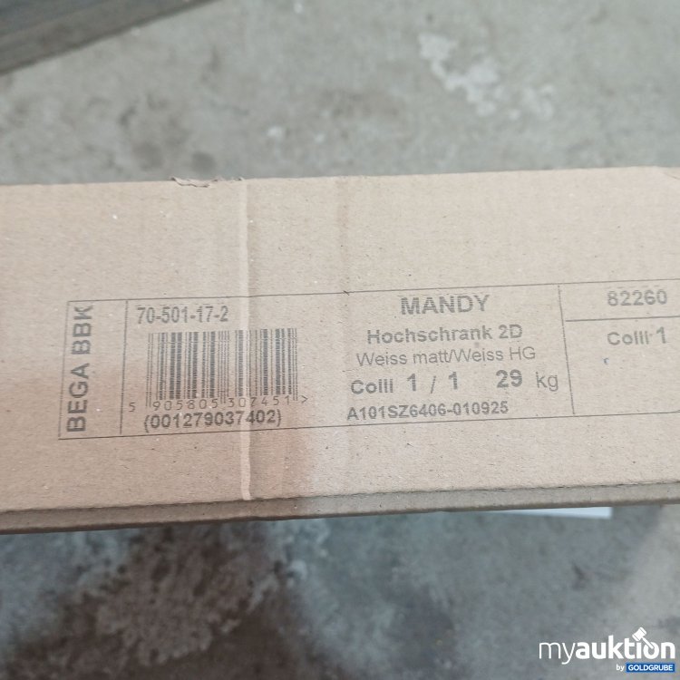 Artikel Nr. 960740: Bega Bbk Mandy Hochschrank 2D weiß matt 70-501-17-2 