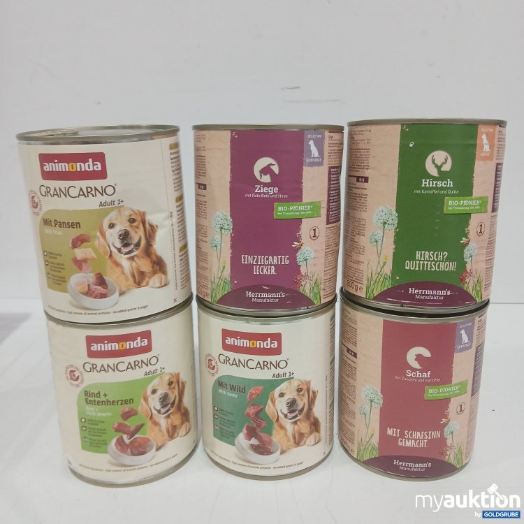 Artikel Nr. 987740: Diverses Hundefutter 800g 6Stk