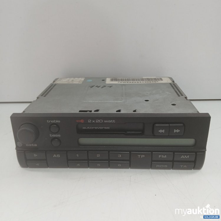 Artikel Nr. 997740 Artikel Nr. 997740: Grundig Kassettenradio VW Beta 4 VWZ2Z2S5430545