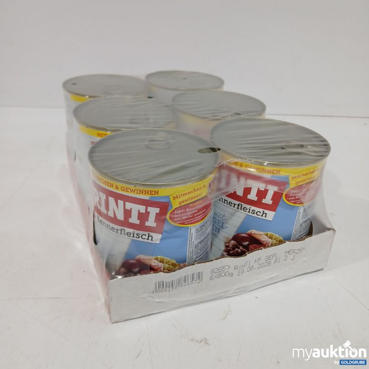 Artikel Nr. 896741: Rinti  Kennerfleisch Geflügel Herzen  6x800g 