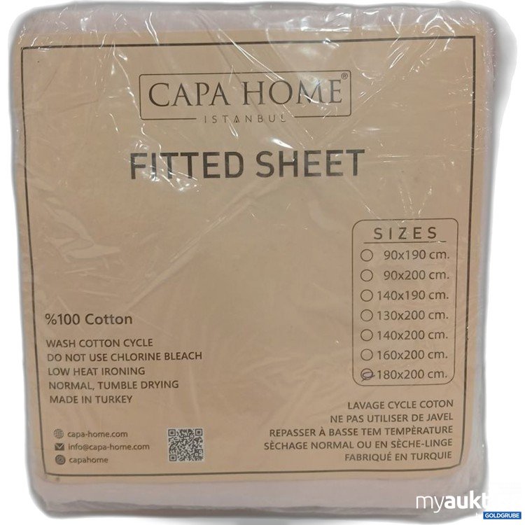 Artikel Nr. 930741 Artikel Nr. 930741: Capa Home Fitted Sheet Spannbettlaken 180x200 cm rosa