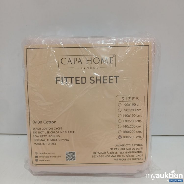 Artikel Nr. 930741 Artikel Nr. 930741: Capa Home Fitted Sheet Spannbettlaken 180x200 cm rosa