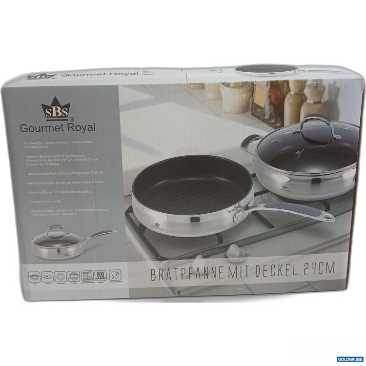 Artikel Nr. 968741: SBS Gourmet Royal Bratpfanne mit Deckel 24cm 