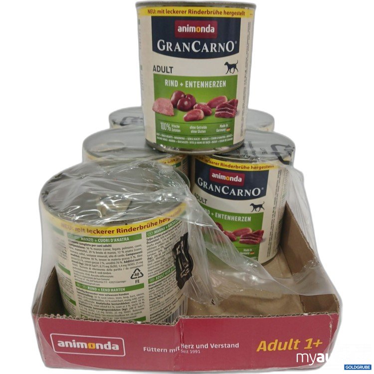 Artikel Nr. 990741 Artikel Nr. 990741: ANIMONDA GranCarno Adult Rind + Entenherzen 6x je 800g