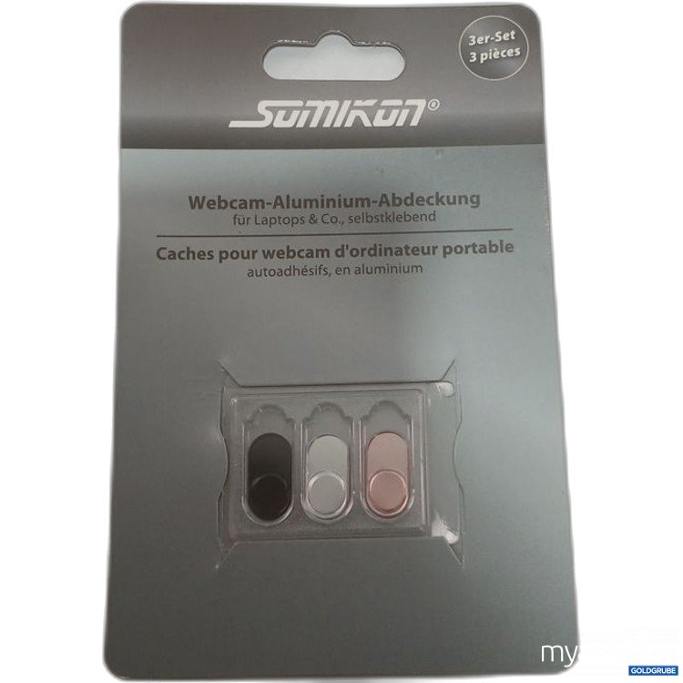 Artikel Nr. 993741 Artikel Nr. 993741: Sumikon Webcam-Aluminium-Abdeckung 3er-Set