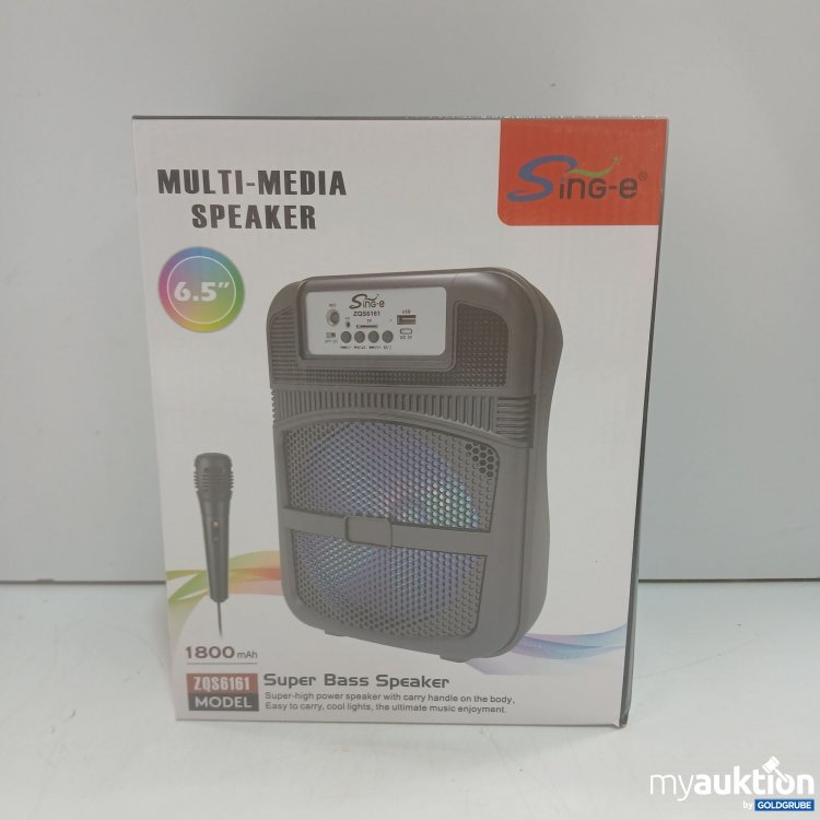 Artikel Nr. 997741 Artikel Nr. 997741: Sing-e Multi-Media Speaker ZQS6161 1800mAh