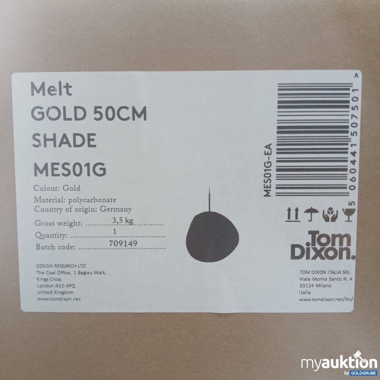 Artikel Nr. 438742: Tom Dixon Melt Gold 50cm Shade MES01G