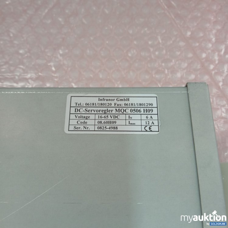 Artikel Nr. 439742: Infranor DC-Servoregler MQC 0506 H09