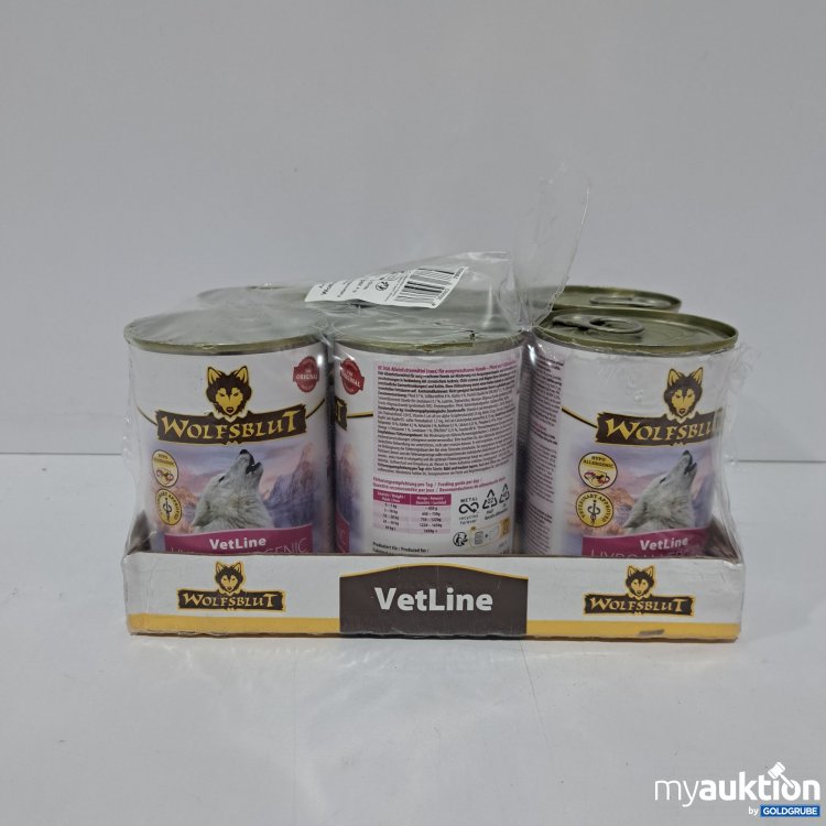 Artikel Nr. 808742: Wolfsblut Vetline Hypoallergenic,  Pferd mit Süßkartoffeln 6x395g