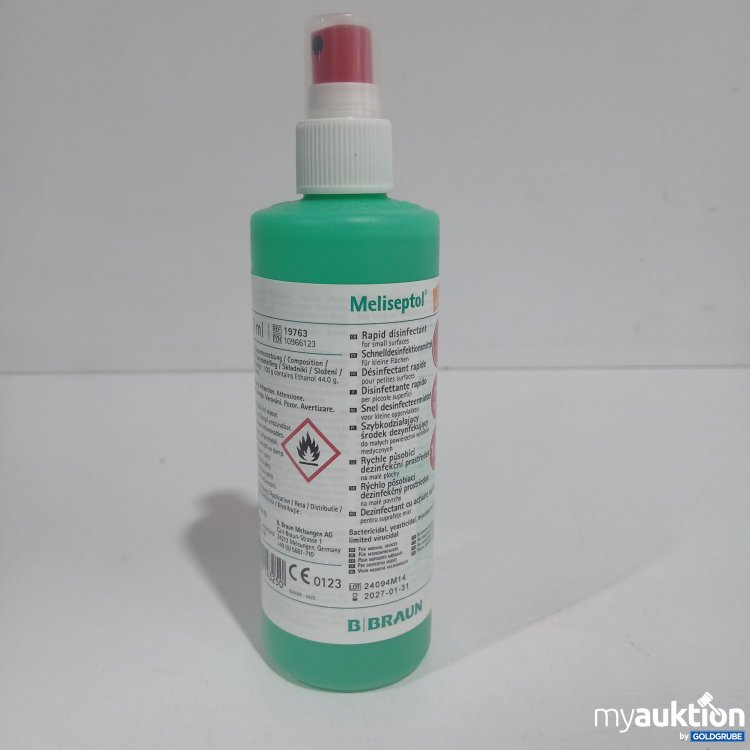 Artikel Nr. 820742 Artikel Nr. 820742: Meliseptol Schnelldesinfektionsmittel 250ml