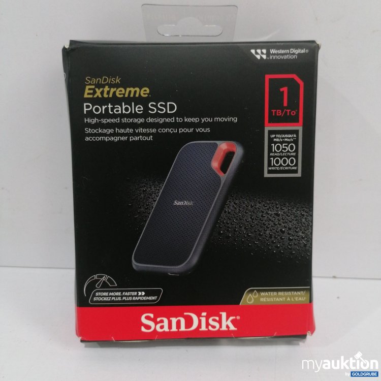 Artikel Nr. 856742 Artikel Nr. 856742: San Disk Extreme Portable SSD 1TB