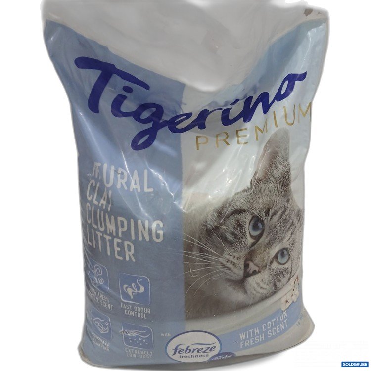 Artikel Nr. 893742: Tigerino Premium Natural Clay Clumping Litter with Cotton Fresh Scent 12kg 
