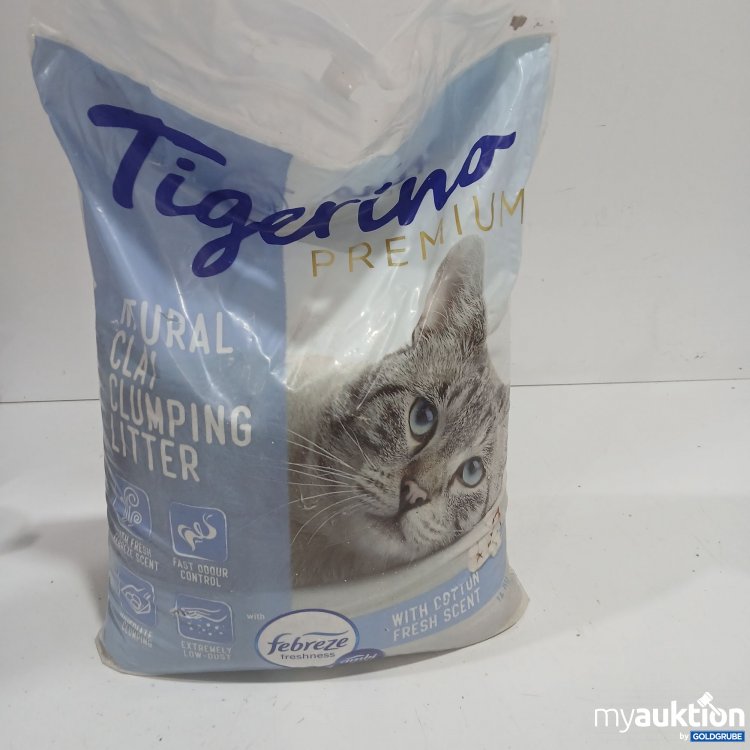 Artikel Nr. 893742: Tigerino Premium Natural Clay Clumping Litter with Cotton Fresh Scent 12kg 