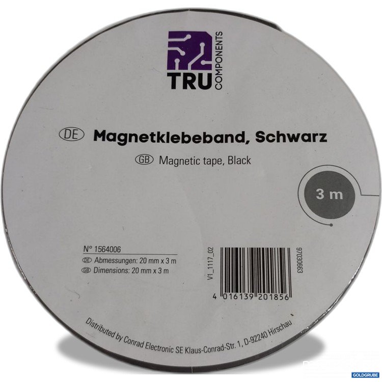 Artikel Nr. 920742: TRU Magnetklebeband Schwarz 3 m