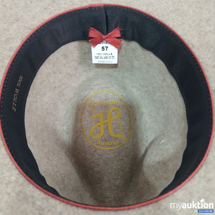 Artikel Nr. 961742: Handler Hut mit braunem Band