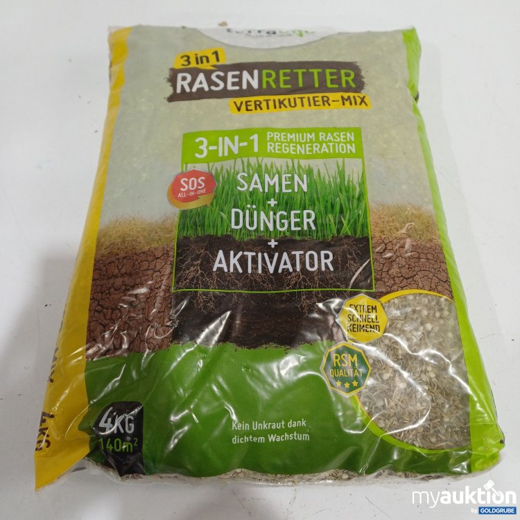 Artikel Nr. 962742: Terrauno 3in1 Rasenretter Vertikutier Mix 4kg 