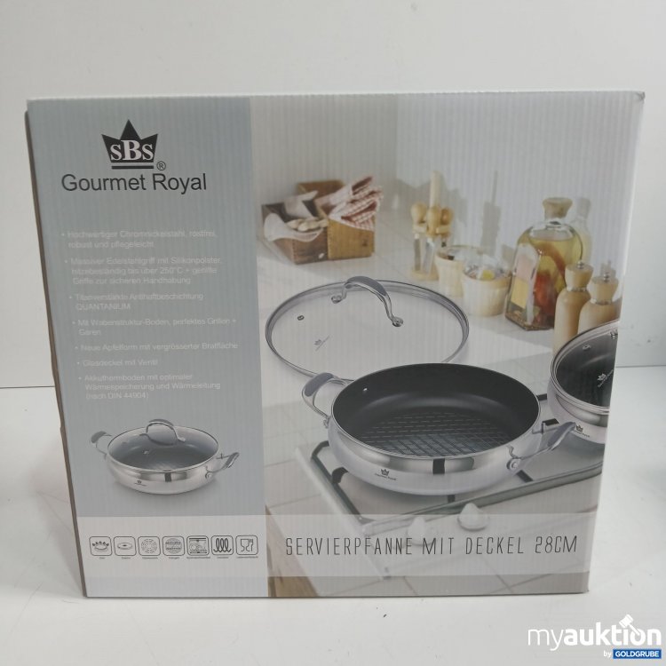 Artikel Nr. 968742: SBS Gourmet Royal Servierpfanne mit Deckel 28cm 