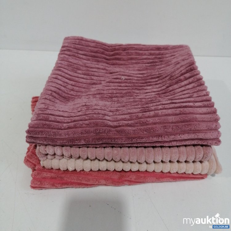 Artikel Nr. 437743: Kissenbezüge 4x verschiedene Rosa Töne 50x50cm 