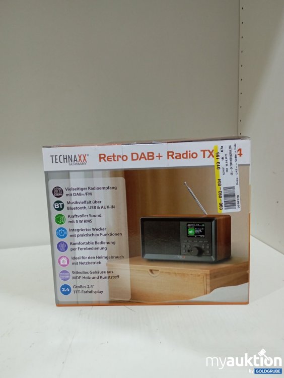 Artikel Nr. 469743 Artikel Nr. 469743: TECHNAXX Retro DAB+ Radio TX