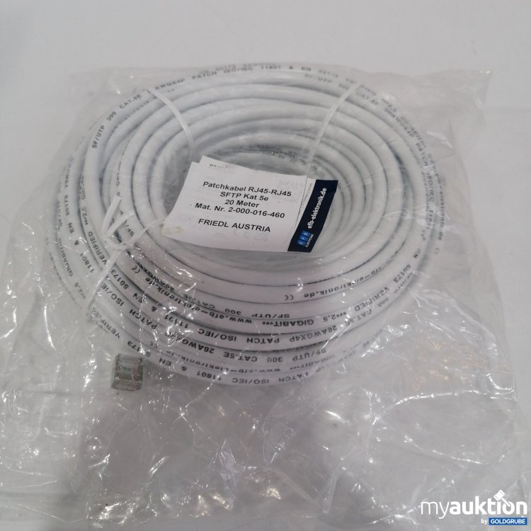 Artikel Nr. 840743 Artikel Nr. 840743: EFB Patch Kabel RJ45-RJ45, 20m