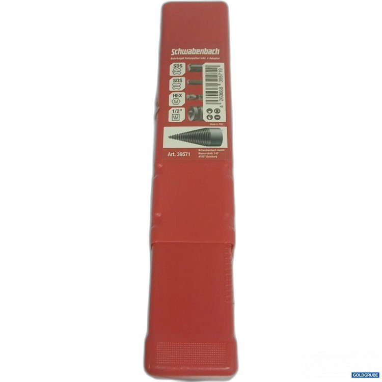 Artikel Nr. 919743: Schwabenbach Bohrkegel Holzspalter inkl. 4 Adapter