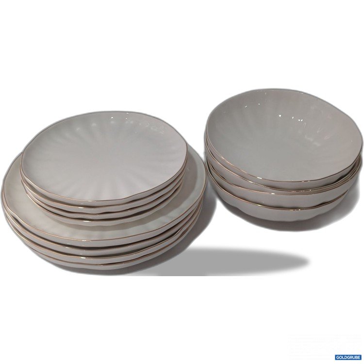 Artikel Nr. 958743: Geschirrset aus Porzellan 12-Teilig Art.No. DEL0CZO01-107