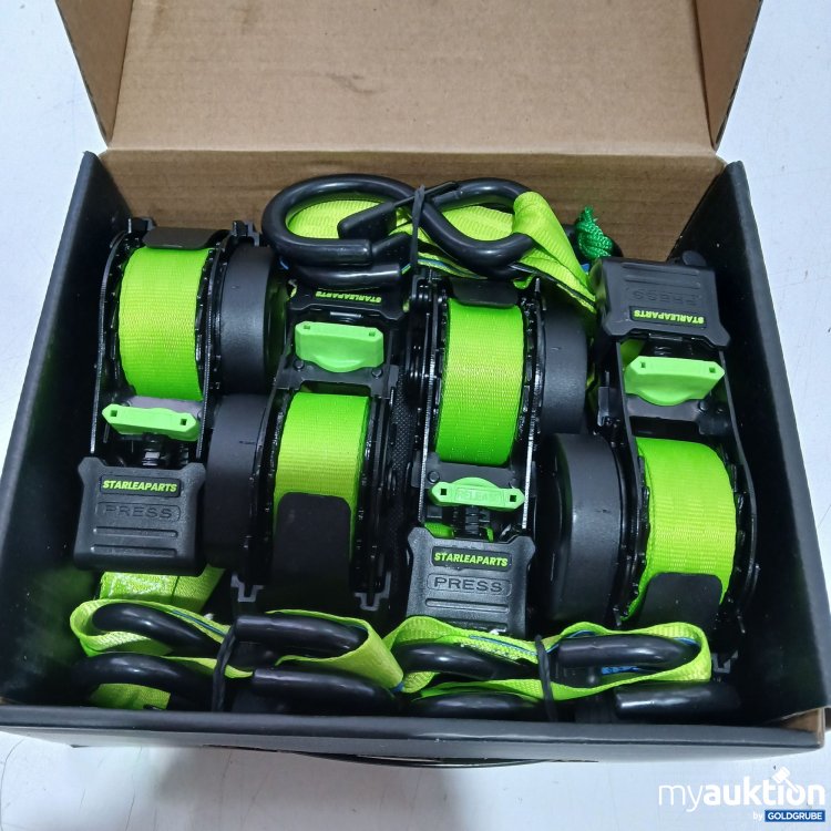 Artikel Nr. 461744 Artikel Nr. 461744: Automatic Lashing Straps (Green+S Hook) 4erPack