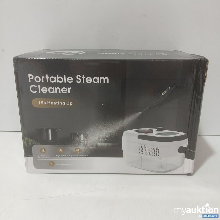 Artikel Nr. 471744 Artikel Nr. 471744: Portable Steam Cleaner Dampfreiniger 1200 ml Wassertank mit 2 Putzfetzen