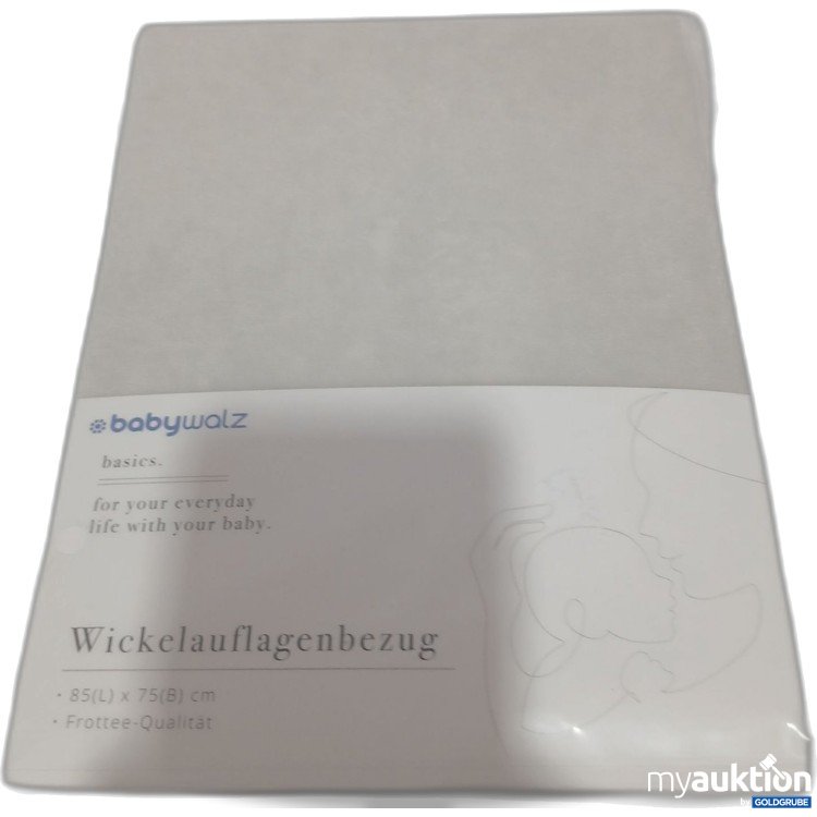 Artikel Nr. 525744 Artikel Nr. 525744: Babywalz Wickelauflagenbezug 85x75cm Frottee grau