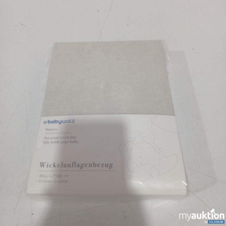 Artikel Nr. 525744 Artikel Nr. 525744: Babywalz Wickelauflagenbezug 85x75cm Frottee grau