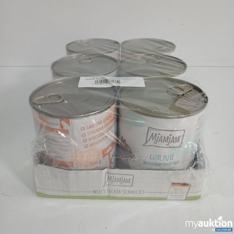 Artikel Nr. 824744 Artikel Nr. 824744: Mjamjam Katzenfutter Monopaket I mit Huhn & Pute 6x800g