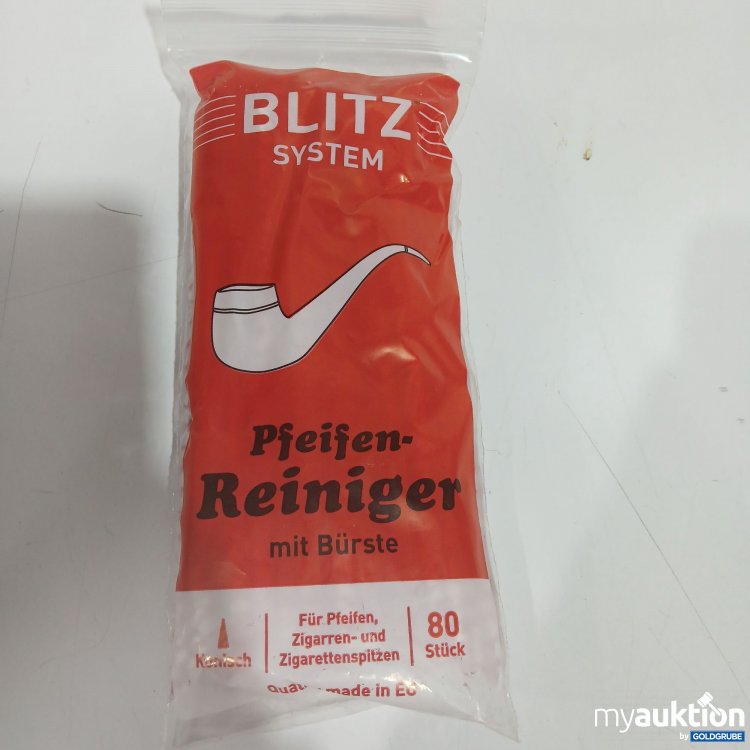 Artikel Nr. 878744 Artikel Nr. 878744: Blitz System Pfeifen Reiniger mit Bürste 80Stk