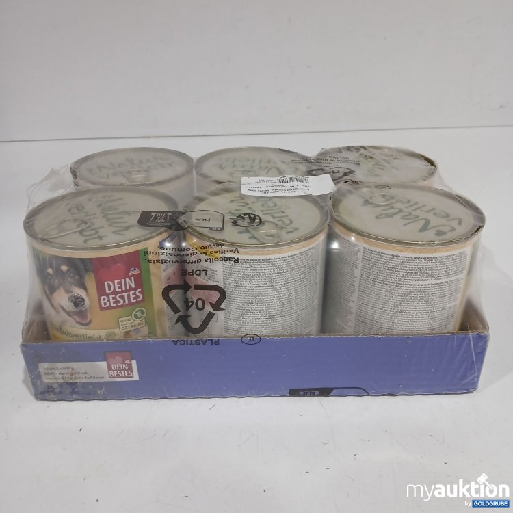 Artikel Nr. 893744: Dein Bestes Hundefutter Geflügel mit Kartoffel Karotte 6x800g